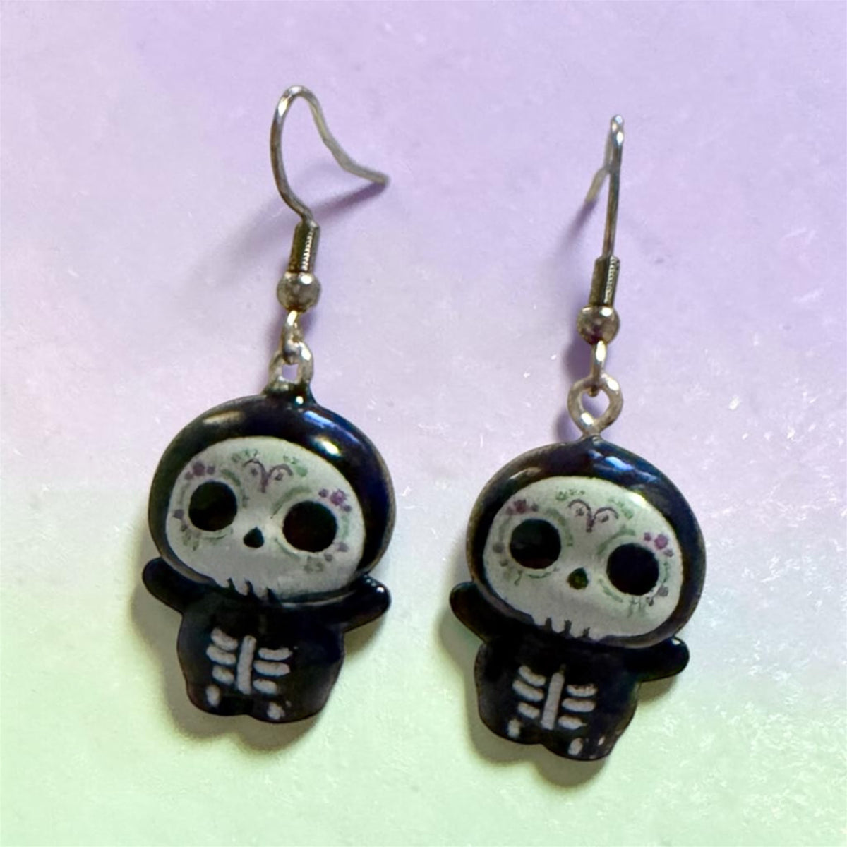 Little Skeleton Drop Earrings