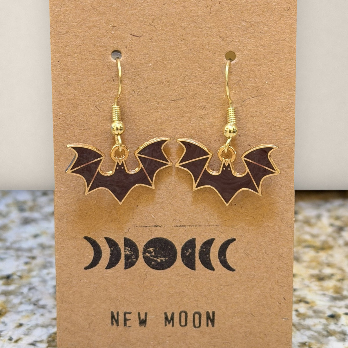 Bat Drop Earrings