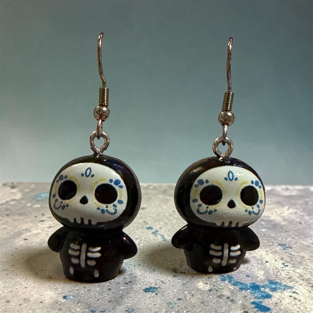 Little Skeleton Drop Earrings