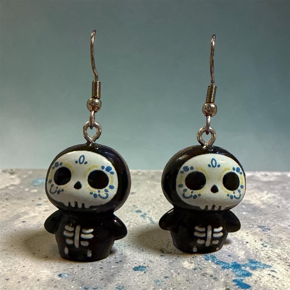 Little Skeleton Drop Earrings